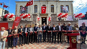 BAYRAMİÇ HALK KÜTÜPHANESİ VE KAFETERYANIN AÇILIŞI GERÇEKLEŞTİRİLDİ