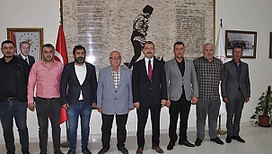 BÜYÜK BİRLİK PARTİSİ'NDEN KAYMAKAMA ZİYARET