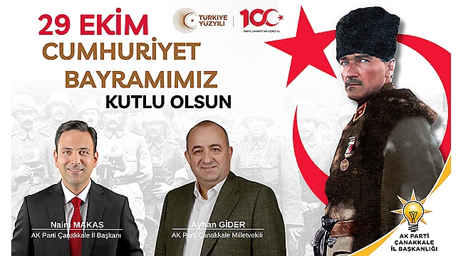 CUMHURİYET'İMİZİN 100. YILI KUTLU OLSUN 