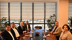 BİGA TİCARET BORSASINDAN ÇANAKKALE TİCARET VE SANAYİ ODASI'NA ZİYARET