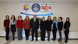 ÇANAKKALE TİCARET BORSASI BAŞKANI ABDULLAH DENİZ'E ZİYARET 