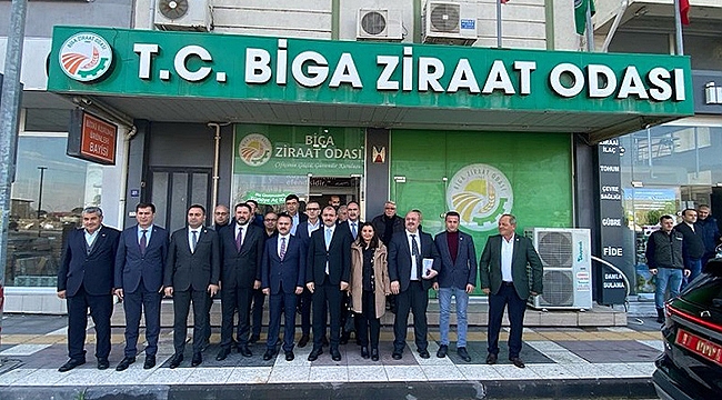 BİGA'DA ZİRAAT ODALARI KOORDİNASYON TOPLANTISI GERÇEKLEŞTİ