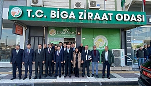 BİGA'DA ZİRAAT ODALARI KOORDİNASYON TOPLANTISI GERÇEKLEŞTİ
