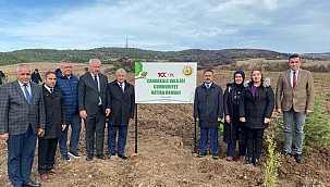 ÇANAKKALE'DE CUMHURİYET ORMANLARI KURULDU