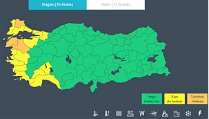 ÇANAKKALE İÇİN TURUNCU ALARM!