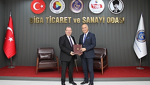 LİSE MÜDÜRLERİNDEN BİGA TSO'YA ZİYARET