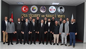 TOBB ÇANAKKALE GGK'DAN BİGA TİCARET BORSASI'NA ZİYARET