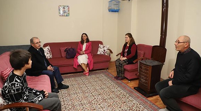 BAŞKAN ÖZACAR HEMŞEHRİLERİNE KONUK OLDU
