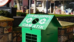 GERİ DÖNÜŞÜM KUTULARI ÇAN SOKAKLARINDA