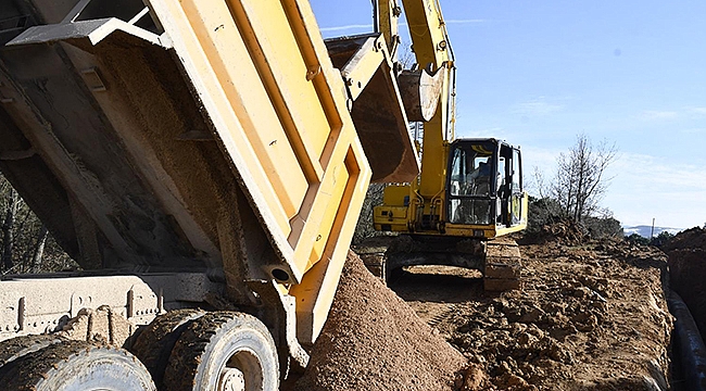 SU ANA İSALE HATTINI YENİLEME ÇALIŞMALARI DEVAM EDİYOR