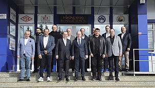 BİGA TSO YÖNETİMİ BİGA'DA ZİYARETLERE DEVAM EDİYOR