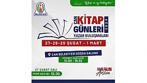 ÇAN BELEDİYESİ KİTAP GÜNLERİ İÇİN GERİ SAYIM BAŞLADI