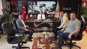 BAŞKAN ARSLAN KONUKLARINI AĞIRLADI