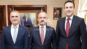 EVREŞE BELEDİYE BAŞKANI UYSAL, TURAN'I ZİYARET ETTİ