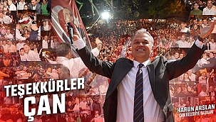 "TEŞEKKÜRLER ÇANIM"