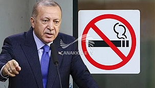 CUMHURBAŞKANI ERDOĞAN'DAN SİGARAYA KARŞI YENİ KANUN SİNYALİ!