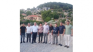 BAŞKAN ERTUĞRUL AYVACIK'TA İNCELEMELERDE BULUNDU