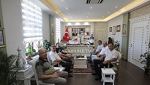 İL GENEL MECLİS BAŞKANI VE CHP GRUBUNDAN VALİ AKTAŞ'A ZİYARET