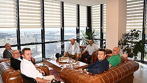 KARACABEY TİCARET BORSASI'NDAN ÇANAKKALE TİCARET VE SANAYİ ODASI'NA ZİYARET