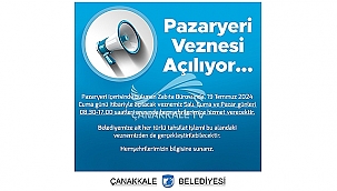 PAZARYERİ VEZNESİ AÇILIYOR