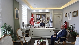  ŞADAN DOĞAN, VALİ AKTAŞ'I ZİYARET ETTİ