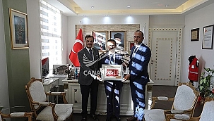 SENDİKA TEMSİLCİLERİNDEN VALİ AKTAŞ'A ZİYARET