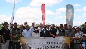 BİGA'DA AYÇİÇEĞİ DEMONSTRASYONU PROJESİ