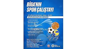 BİGA'DA SPOR ÇALIŞTAYI DÜZENLENECEK