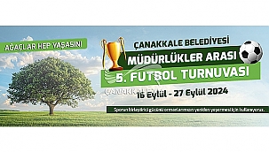 ÇANAKKALE BELEDİYESİ MÜDÜRLÜKLER ARASI FUTBOL TURNUVASI BAŞLIYOR