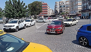 ÇANAKKALE'DE TRAFİK ÇİLESİ