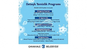 DETAYLI TEMİZLİK ÇALIŞMALARIMIZ SÜRÜYOR