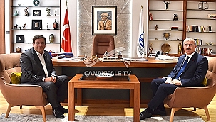 VALİ TORAMAN'DAN BAŞKAN ERKEK'E İADEİZİYARET