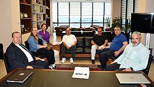 BİGA TSO BAŞKANI ŞADAN DOĞAN, ÇTSO YÖNETİM KURULUNU ZİYARET ETTİ