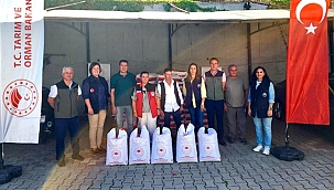 ÇAN'DA ÜRETİCİLERE KABA YEM DESTEĞİ YAPILDI