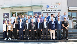 CHP HEYETİNDEN BİGA TSO'YA ZİYARET