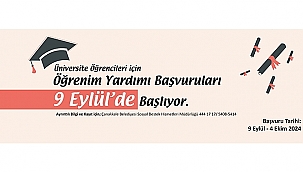 ÖĞRENİM YARDIMI BAŞVURULARI 9 EYLÜL'DE BAŞLIYOR