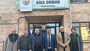 BİGA ORMAN İŞLETME MÜDÜRLÜĞÜNE ZİYARET