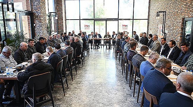 GİDER, EZİNE İLÇE TEŞKİLATI VE MUHTARLARLA BİR ARAYA GELDİ