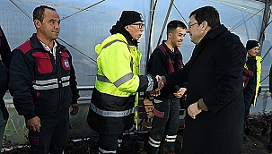 BAŞKAN ERKEK'TEN BİRİM ZİYARETLERİ