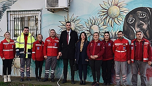 BAŞKAN VEKİLİ DEMİR'DEN İTFAİYE VE VETERİNER İŞLERİ MÜDÜRLÜĞÜNE ZİYARET