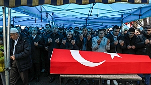 POLİS MEMURU DUALARLA SON YOLCULUĞUNA UĞURLANDI