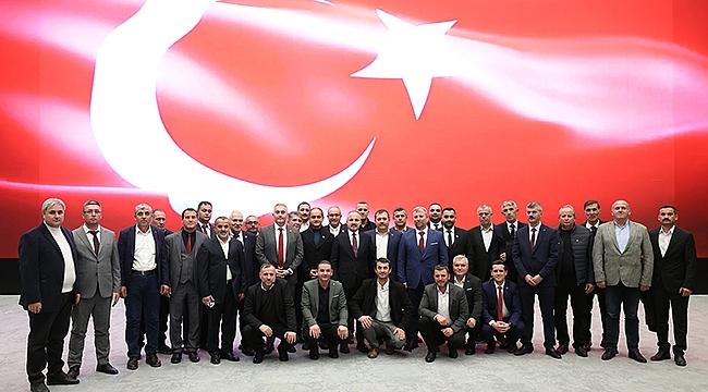 BİGALI MUHTARLAR TURAN'I ZİYARET ETTİ