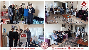 ÇAN KAYMAKAMLIĞI ÇALIŞANLARINDAN HUZUREVİ ZİYARETİ