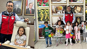 MİNİK ZİYARETÇİLERDEN TARIMA ANLAMLI ZİYARET