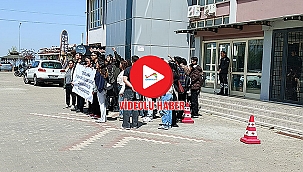 ÖĞRENCİLER TUTUKLU ARKADAŞLARI İÇİN YÜRÜYÜŞ EYLEMİ YAPTI