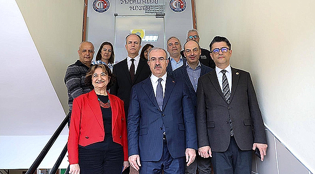 VALİ ÖMER TORAMAN'DAN ÇOMÜ'YE ZİYARET