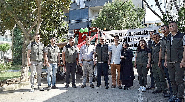 ÇANAKKALE'DE ORMAN KÖYLÜSÜNE MEKANİZASYON DESTEĞİ