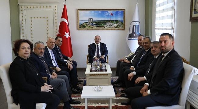 ÇTSO YÖNETİMİNDEN VALİ TORAMAN'A ZİYARET