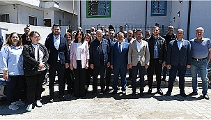 MİLLETVEKİLİ AYHAN GİDER'DEN LAPSEKİ'DE EMNİYET VE EĞİTİM YATIRIMLARINA ZİYARET