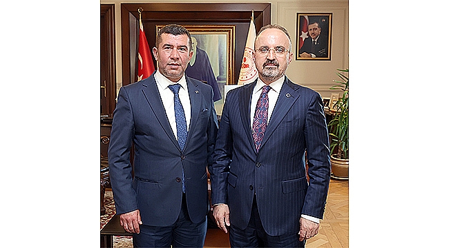 TURAN, AK PARTİ EZİNE İLÇE BAŞKANI DOĞAN'I AĞIRLADI